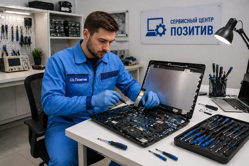 Замена шлейфа матрицы ноутбука в Тамбове