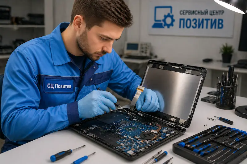 Ремонт шлейфа матрицы ноутбука в Тамбове