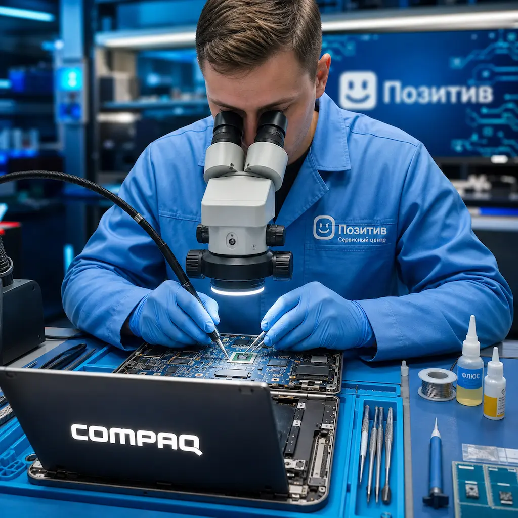Замена видеокарты ноутбука Compaq в Тамбове