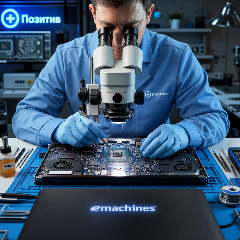 Замена видеокарты ноутбука Emachines в Тамбове