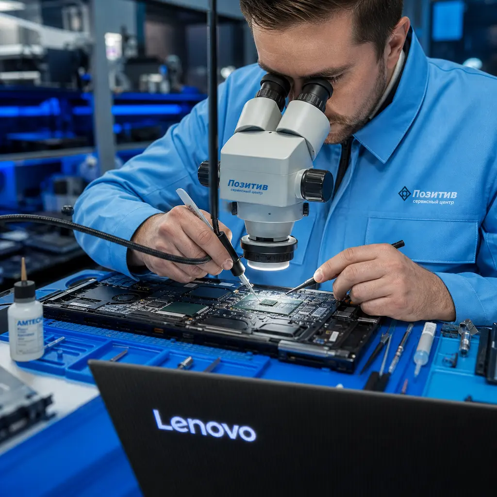 Замена видеокарты ноутбука Lenovo в Тамбове