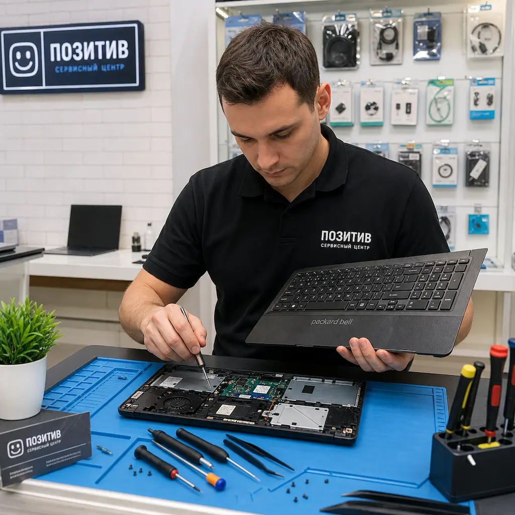 заменить клавиатуру на ноутбуке Packard Bell в Тамбове