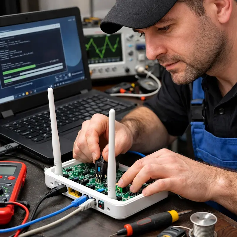 Перепрошивка WiFi роутера в Тамбове