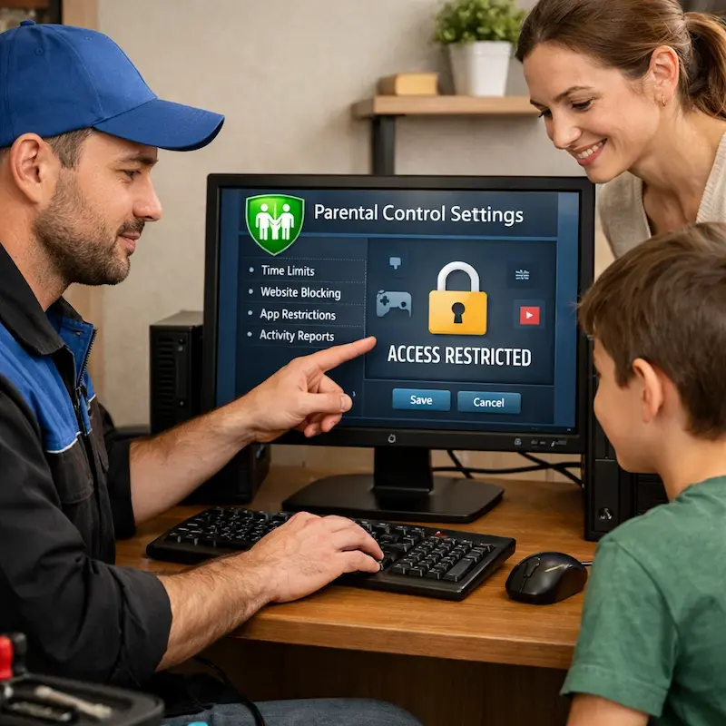 Родительский контроль на компьютере и ноутбуке в Тамбове