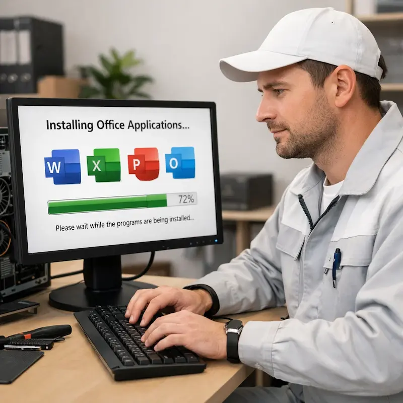 установка офисных программ на компьютер в Тамбове