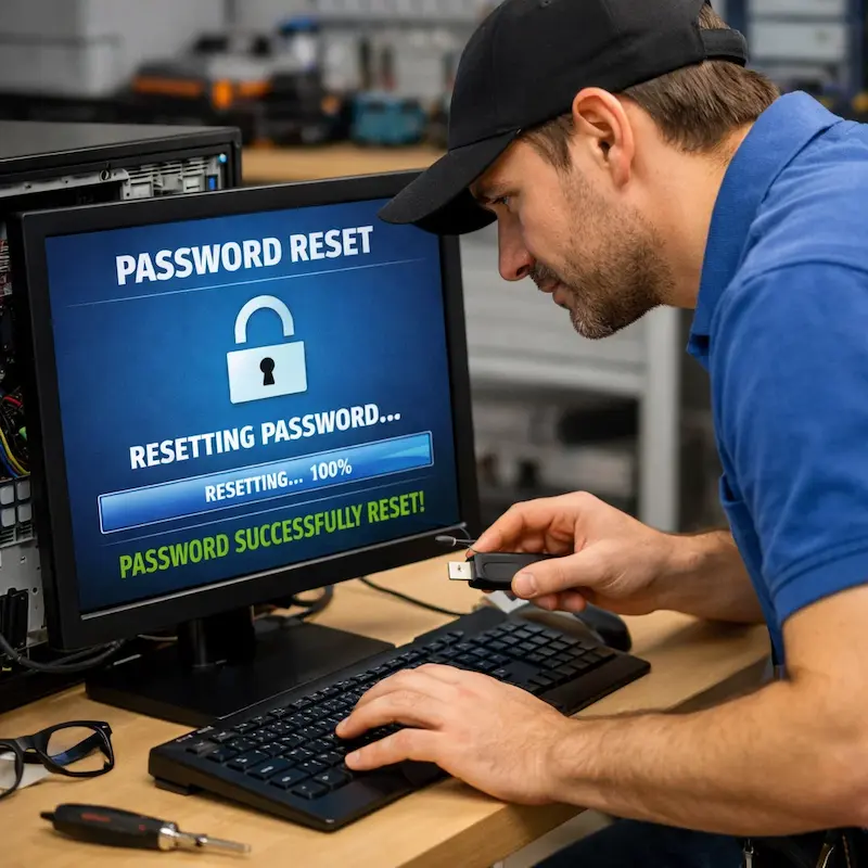 Сброс пароля от компьютера в Тамбове