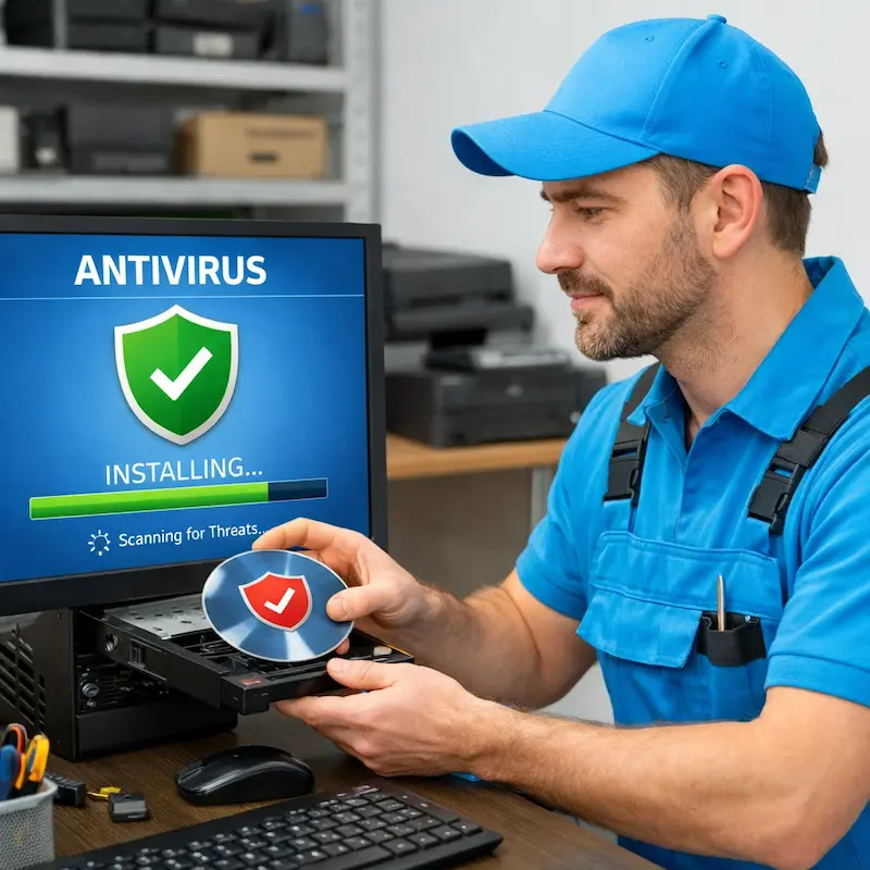 Установка антивируса в Тамбове на дому