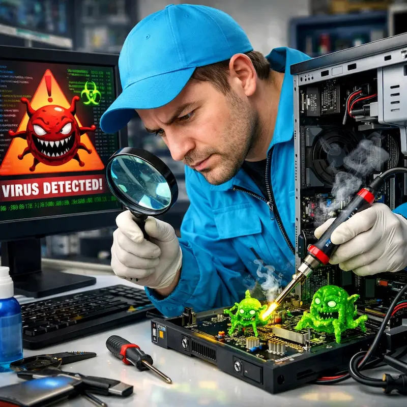 Вылечить компьютерный вирус в Тамбове