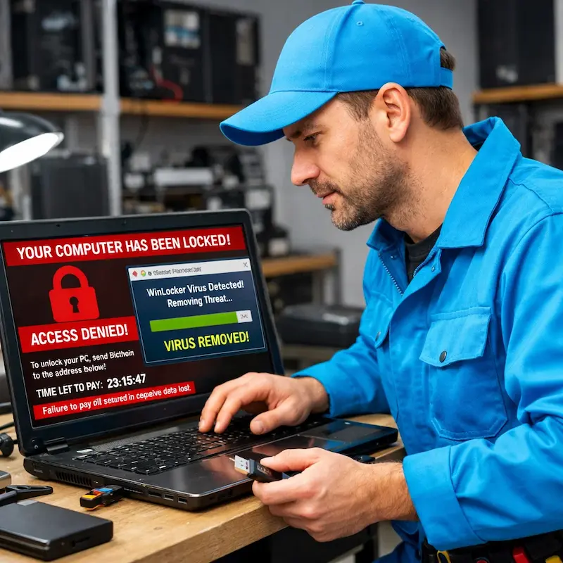 Поможем разблокировать компьютер и ноутбук в Тамбове